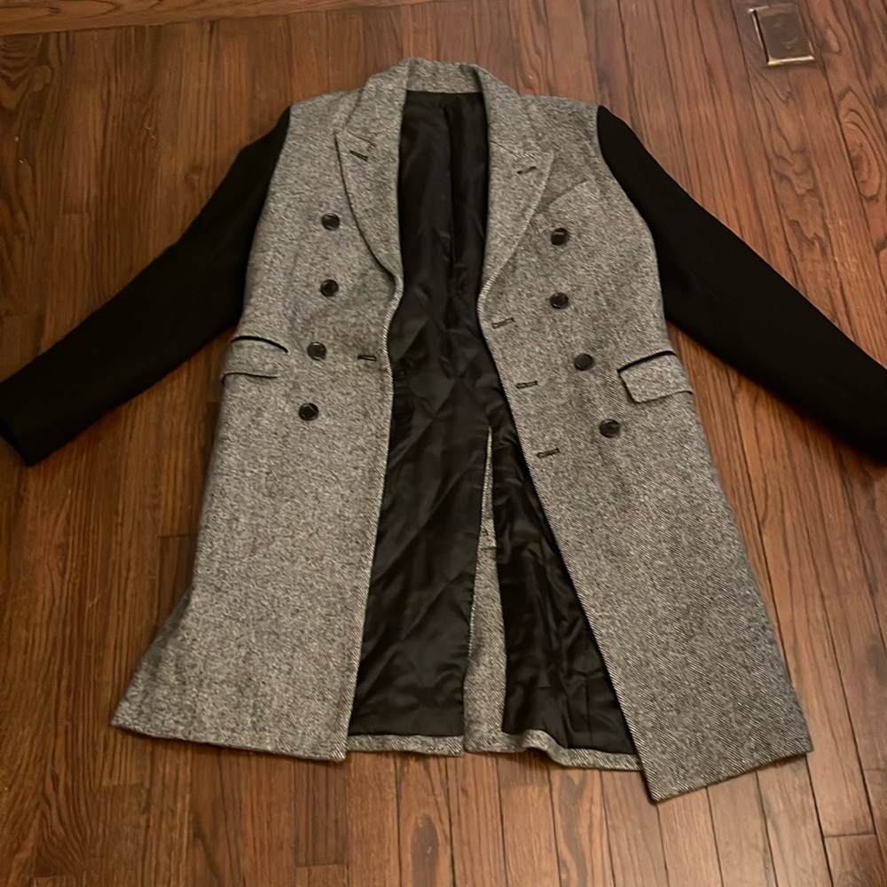 Filifilo Grey Wool Winter Jacket (small)